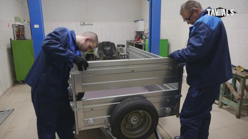 Последовательность установки надставных бортов автомобильного прицепа СТАРТ