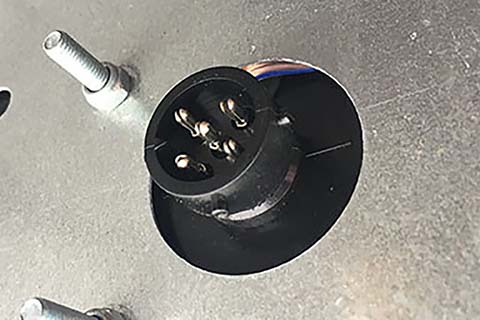 Схема подключения байонета прицепа (распиновка 5-контактного байонета)