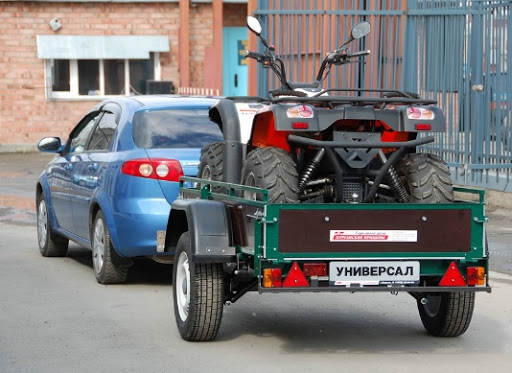 Перевозка мотоциклов в прицепе 