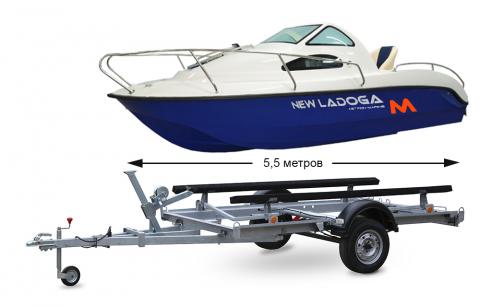 Добавлен новый видео  - обзор .ПРИЦЕП ДЛЯ ЛОДКИ  5,5 МЕТРОВ ВОДНИК В7