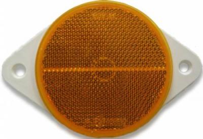 Светоотражатель D=80 ЖЕЛТЫЙ DOB-39 Z