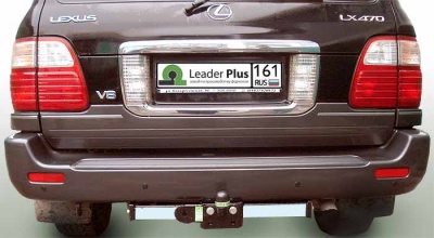 Фаркоп для TOYOTA LAND CRUISER 100 1998-2007(С НЕРЖ. ПЛАСТИНОЙ)