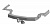 Фаркоп для LEХUS RX 300/330(TOYOTA HARIER, HIGHLANDER)2003-2010